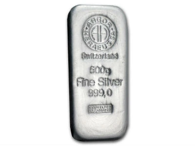 500 gram Silver Argor-Heraeus  Bar