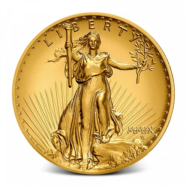 20 dollars AMERICAN GOLD EAGLE ULTRA HIGH RELIEF 2009, 1 oz gold