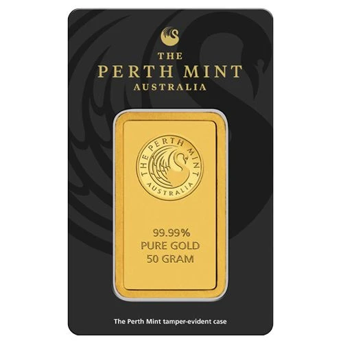50g Gold Perth Mint Bar